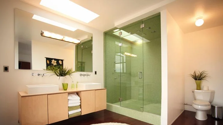 Toilet room hot sale lighting